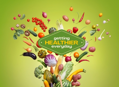 Fresh fruits and vitamins